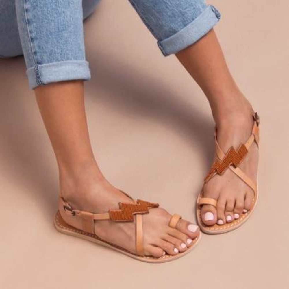 NEW Laidback London ICHI Leather Sandals
